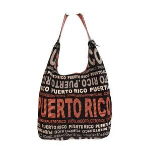 Robin Ruth Bag Puerto Rico Hobo Shoulder Black Orange OS Boho Purse Handbag Tote